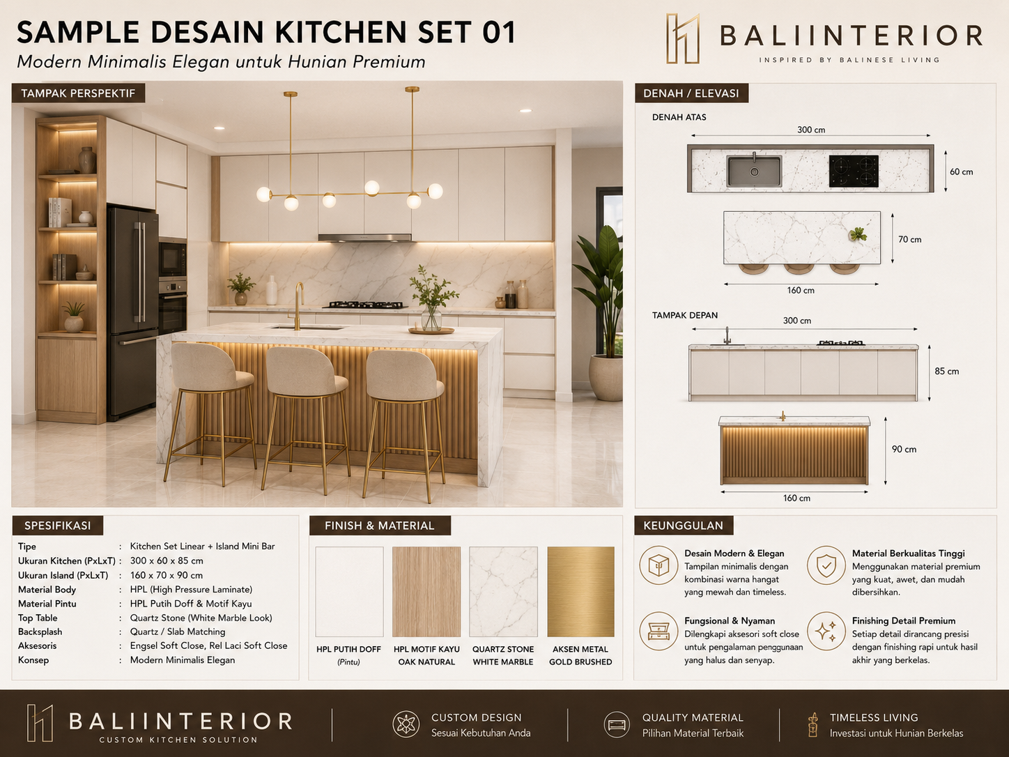 Jasa Buat Kitchenset Bali 4