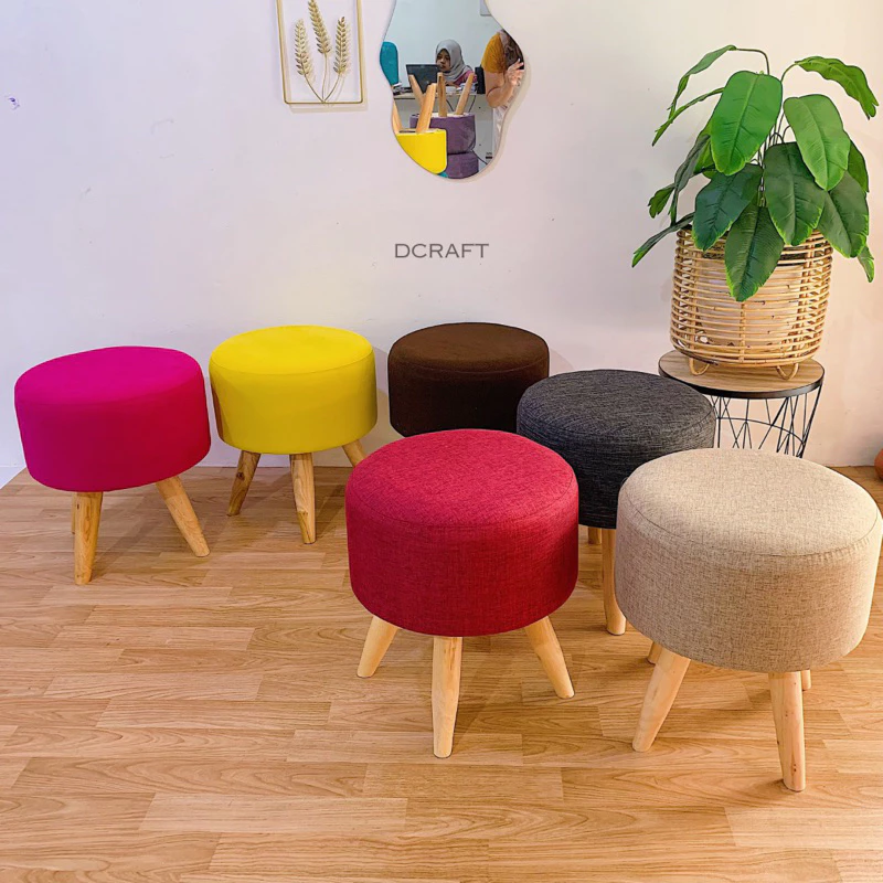 Sofa Stool Bulat Kain Amadeus 2